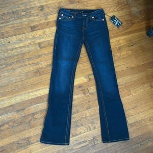 Women’s True Religion “Becca” mid rise bootcut jeans size 30